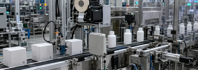 Coding, labelling and reading equipment operating on a production line